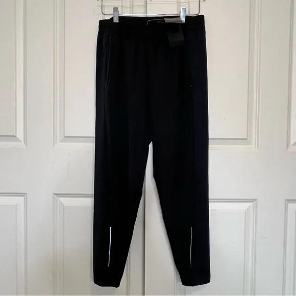 Nike Pants Large Swift Flex Slim Fit Woven Running Black Womens Workout NWT NEW - Picture 3 of 14